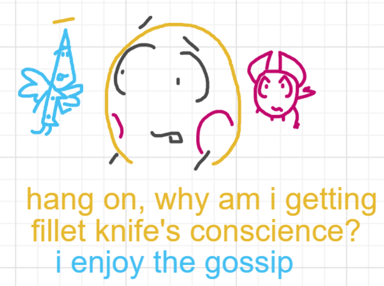 A panel from Running Duos, episode four of the Board Boards object show by Furretwalk/WalkingFurret.